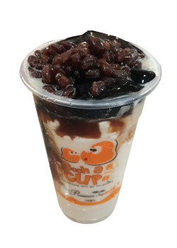 Cendol with Grass Jelly and Azuki - Premium Ice Blended